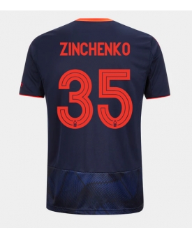 Nottingham Forest Oleksandr Zinchenko #35 Maglia Gara Terza Repliche 2025-26 Maniche Corte